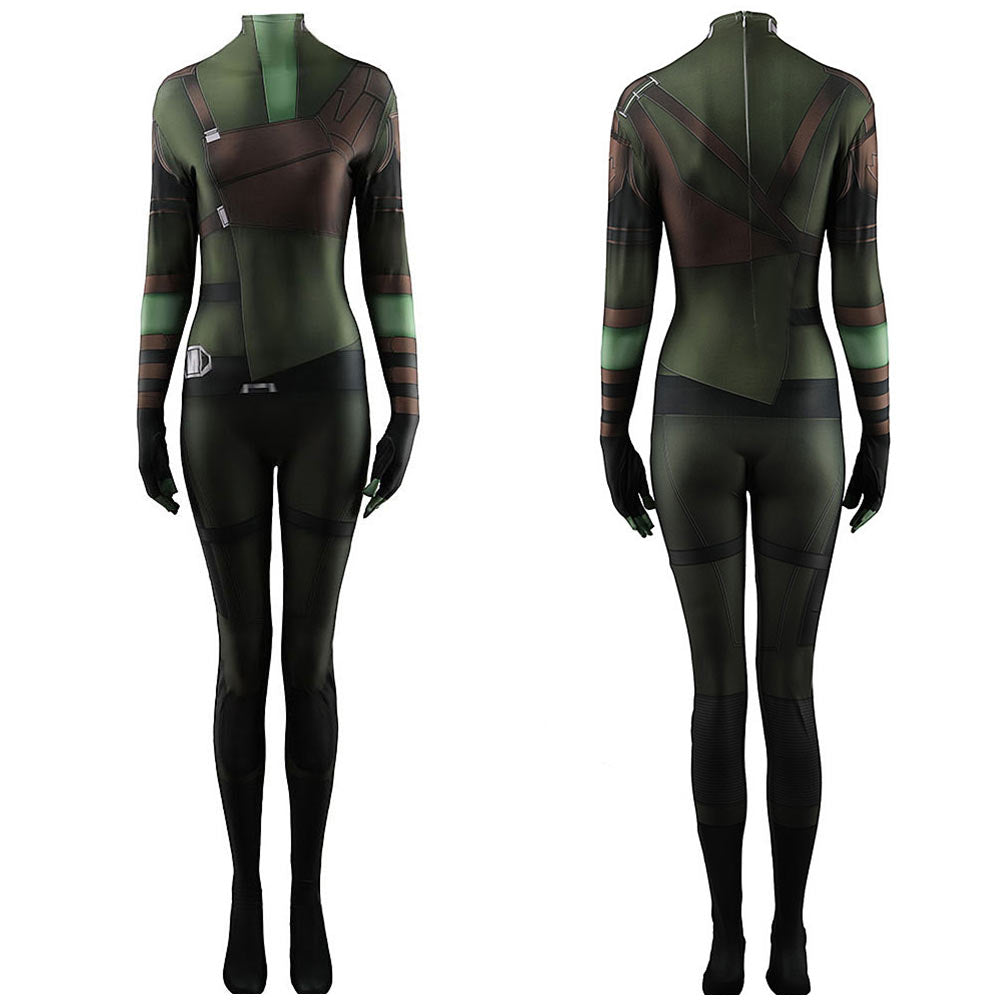 Gamora Overall Cosplay Kostüm Halloween Karneval Outfits