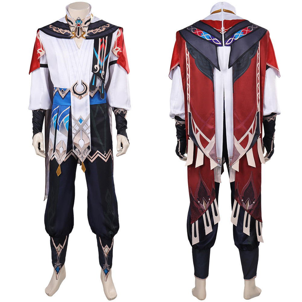 Genshin  Impact Kaveh Kostüm Set Cosplay Halloween Karneval Outfit