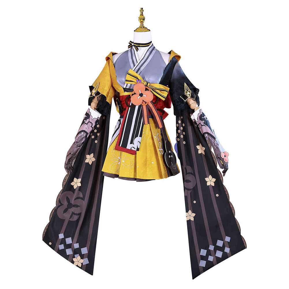 Genshin Impact Chiori Cosplay Kostüm Halloween Karneval Outfits