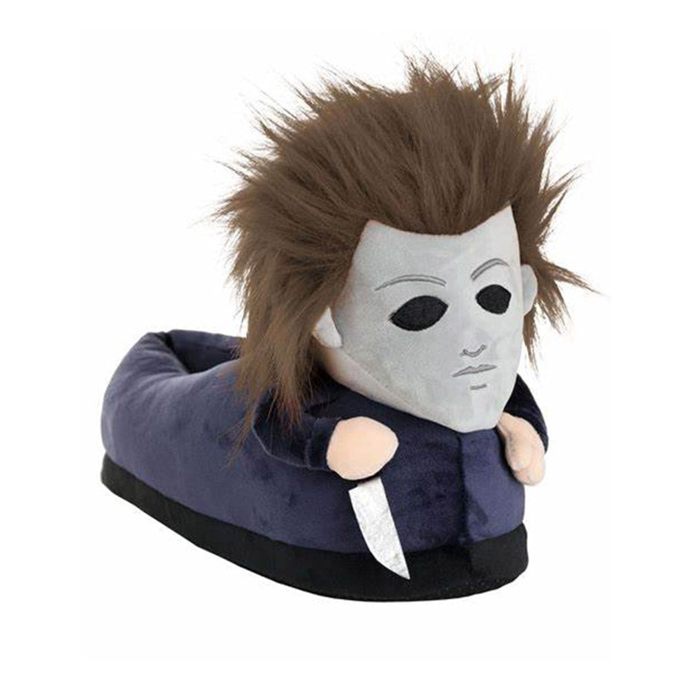 Halloween Michael Myers Plüsch Winter Pantoffeln Hausschuhe