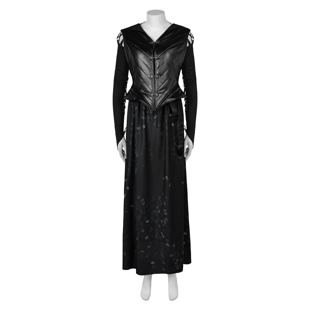 Harry Potter Bellatrix Lestrange schwarz Bekleidung Cosplay Kostüm