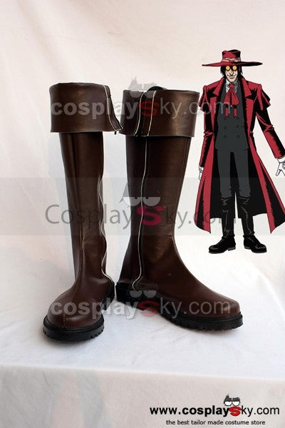 Hellsing Alucard Cosplay Stiefel Schuhe