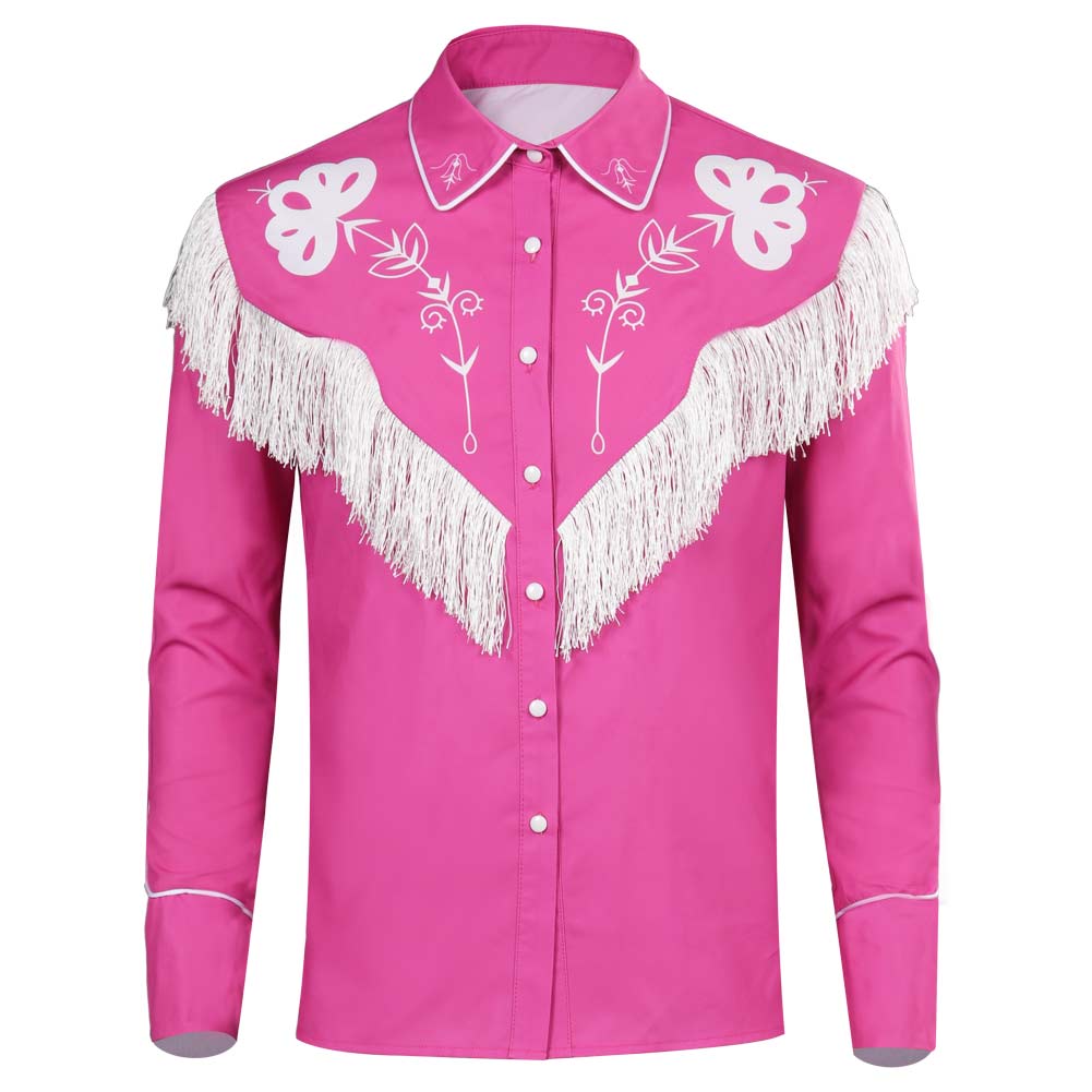 Herren Quaste Jacke originelle Retro Quaste Barbie Ken Jacke Cosplay Kostüm