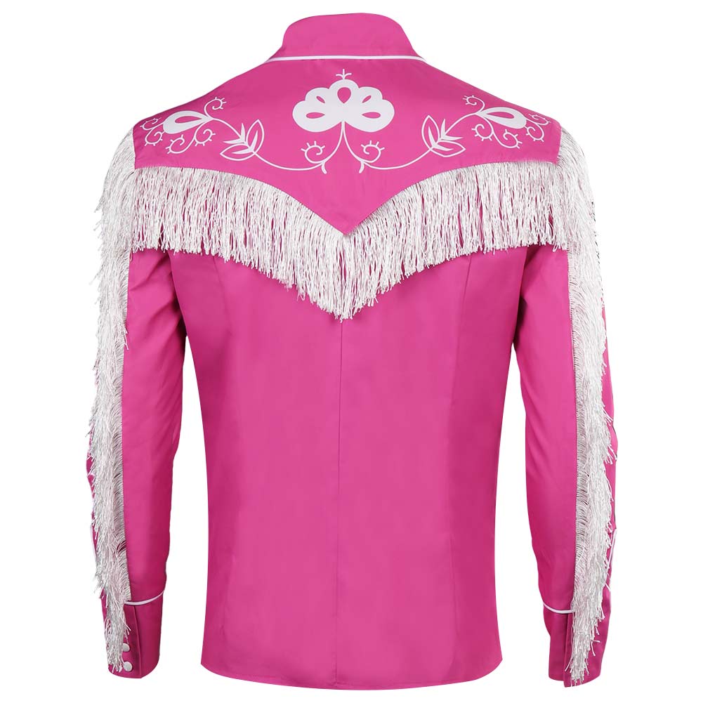 Herren Quaste Jacke originelle Retro Quaste Barbie Ken Jacke Cosplay Kostüm