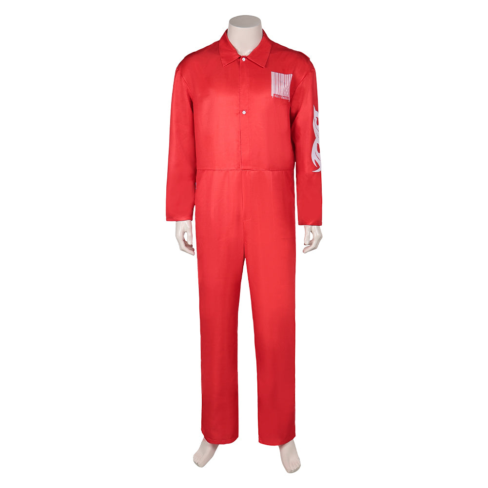 Joey Jordison Slipknot Jumpsuit Erwachsene rot Faschingkostüme