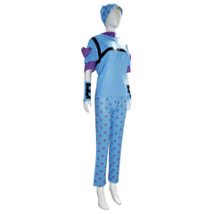 JoJo‘s Bizarre Adventure Johnny Joestar blaues Kostüm Set Cosplay Halloween Karneval Outfit