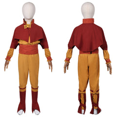 Kinder Avatar – Der Herr der Elemente 2024 Aang Kostüm Set Cosplay Outfits