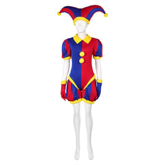 Kinder Der Unglaubliche Digitale Zirkus Pomni Jumpsuit Cosplay Kostüm