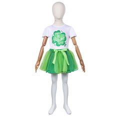 Mädchen Kinder Saint Patrick's Day Tüllkleid St. Patrick’s Day Kinder Tutu Kleid