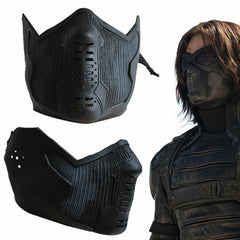 Captain America 2 Winter Soldier James Buchanan/Bucky Barnes Cosplay Latex Maske