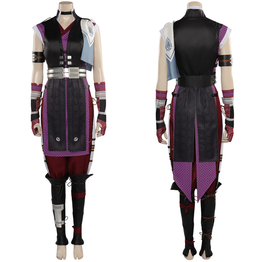 MK Li Mei Kostüm Set Mortal Kombat Halloween Karneval Cosplay Outfits