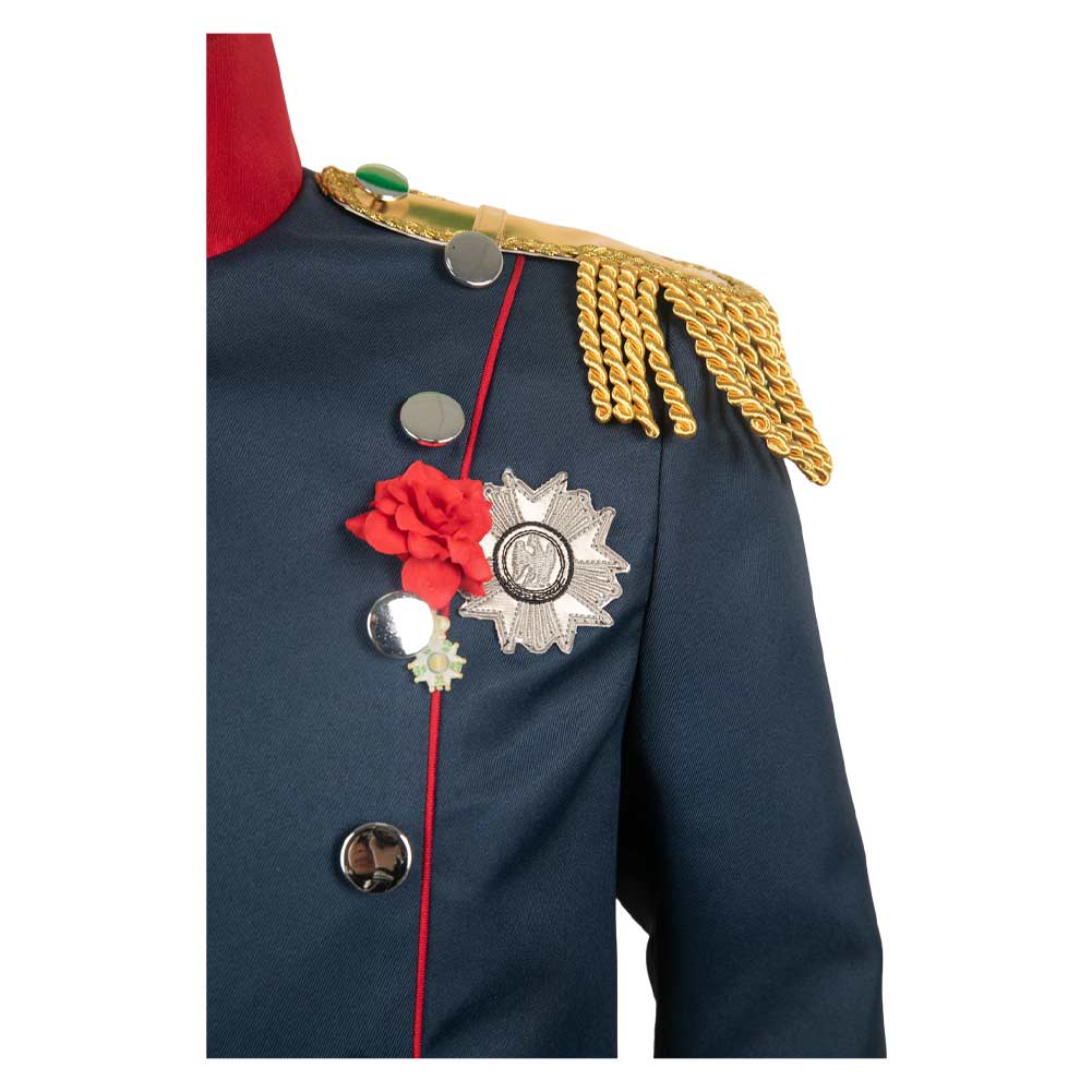 Napoleon Cosplay blaues Kostüm Set Halloween Karneval Outfits