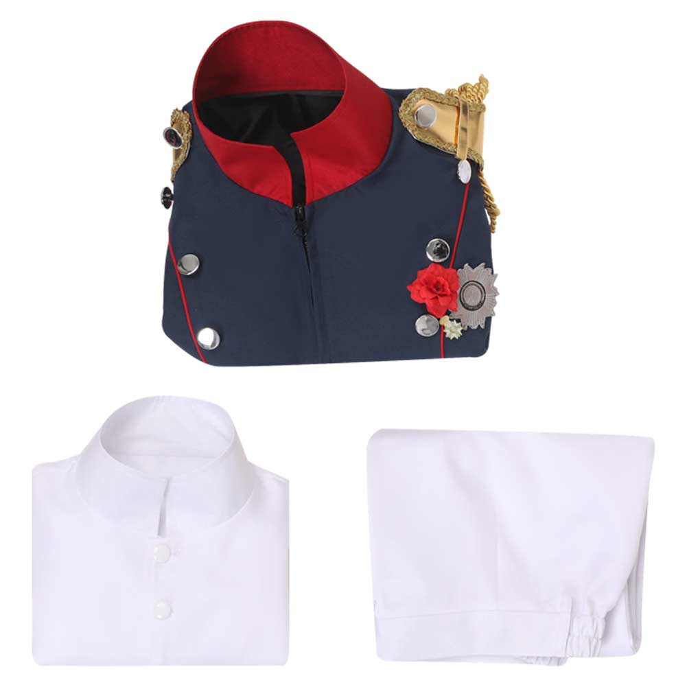 Napoleon Cosplay blaues Kostüm Set Halloween Karneval Outfits