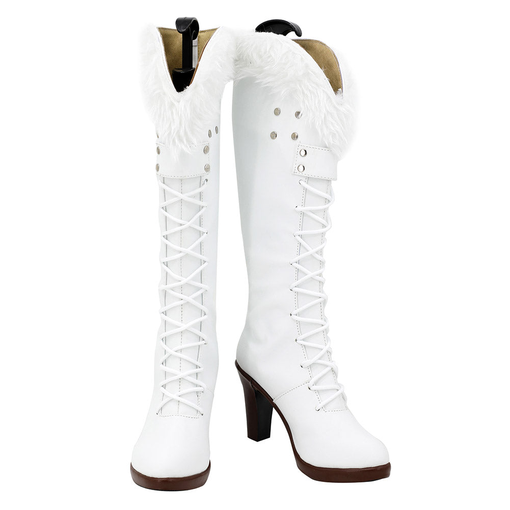 One Piece Nico Robin Cosplay Stiefel weiß Cosplay Schuhe