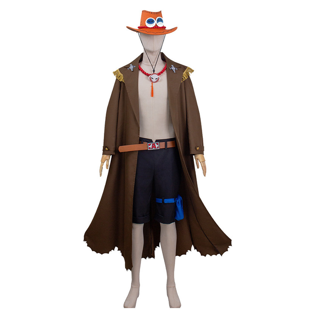 One Piece Portgas D. Ace Kostüm Set Cosplay Outfits