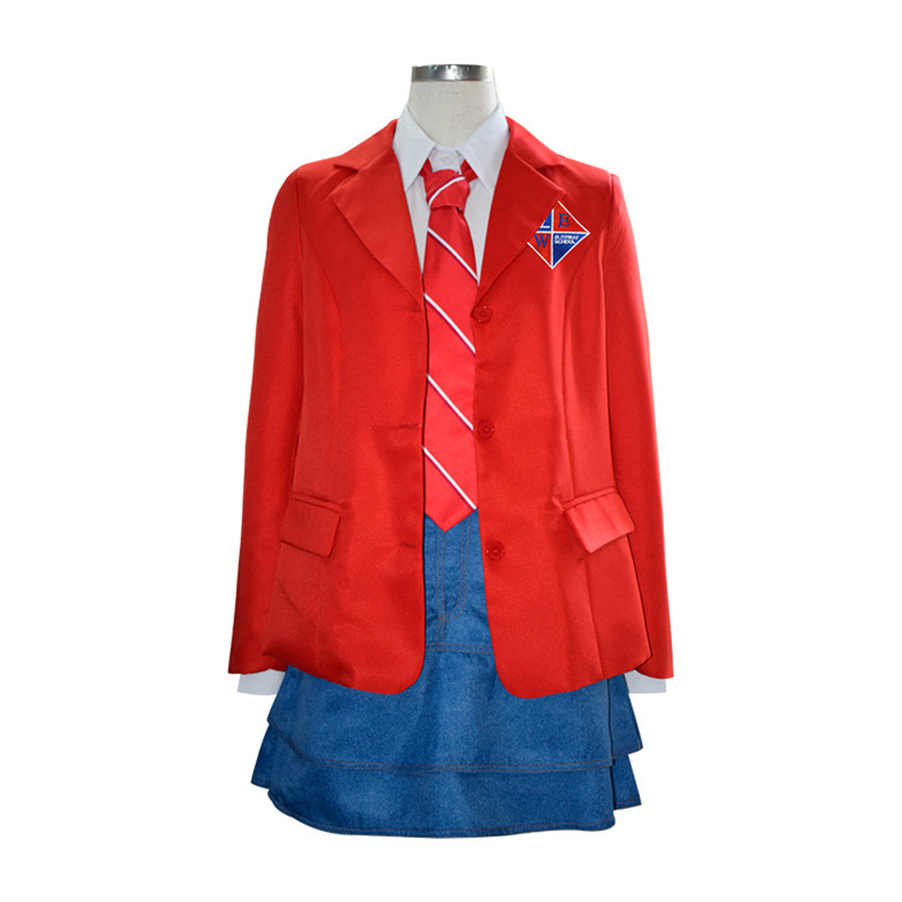Rebelde – Jung und rebellisch Damen Uniform Cosplay Halloween Karneval Kostüm