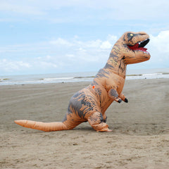 Aufblasbare Fettkostüm Fatsuit Dinosaurier Kostüm Erwachsene T-Rex Jurassic Welt Cosplay Kostüm