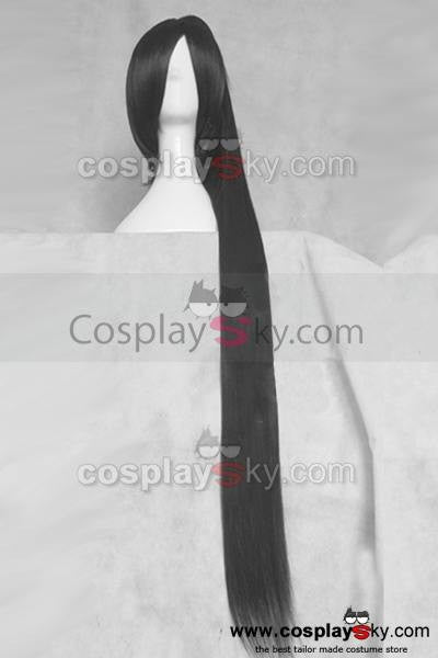 Soul Eater NAKATSUKASA TSUBAKI Schwarz Cosplay Perücke 120cm