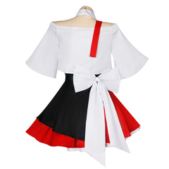 Spiel Honkai: Star Rail X KFC March 7th Dienstmädchen Kleid Cosplay Kostüm