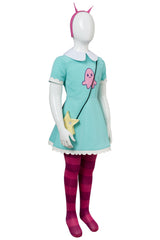 Star vs. the Forces of Evil Princess Star Butterfly Kleid Cosplay Kostüm für Kinder Mädschen