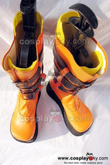 Togainu no Chi Rin Cosplay Stiefel Schuhe Schwarz Orange