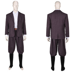 Wonka Oompa-Loompa Kostüm Set Cosplay Outfits gestreift Anzug